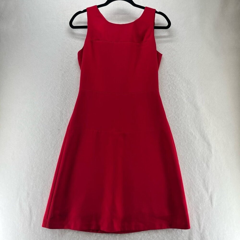 Banana Republic Red Sleeveless A-Line Dress